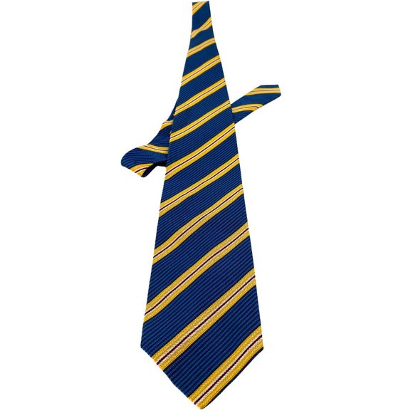 IKE BEHAR New York Diagonal Stripe Silk Tie - Picture 7 of 16